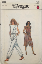 Load image into Gallery viewer, 1982 Vintage Sewing Pattern: Vogue 8355