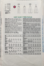 Load image into Gallery viewer, 1993 Vintage Sewing Pattern: Vogue  8611