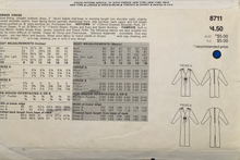 Load image into Gallery viewer, 1980’s Vintage Sewing Pattern: Vogue 8711