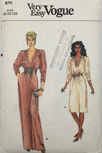 Load image into Gallery viewer, 1980’s Vintage Sewing Pattern: Vogue 8711