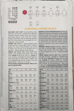 Load image into Gallery viewer, 1995 Vintage Sewing Pattern: Vogue 9322