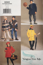 Load image into Gallery viewer, 1995 Vintage Sewing Pattern: Vogue 9322