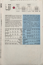 Load image into Gallery viewer, 1985 Vintage Sewing Pattern: Vogue 9414