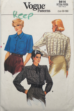Load image into Gallery viewer, 1985 Vintage Sewing Pattern: Vogue 9414