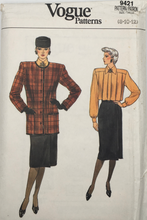 Load image into Gallery viewer, 1985 Vintage Sewing Pattern: Vogue 9421
