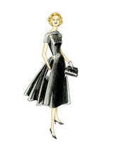 Load image into Gallery viewer, 1950’s Reproduction Sewing Pattern: Vogue V1084