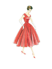 Load image into Gallery viewer, 1950’s Reproduction Sewing Pattern: Vogue V1172