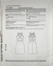 Load image into Gallery viewer, 2012 Sewing Pattern: Vogue V1286
