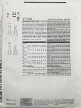 Load image into Gallery viewer, 2002 Sewing Pattern: Vogue V2788