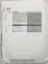 Load image into Gallery viewer, 2006 Sewing Pattern: Vogue V2890