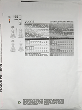 Load image into Gallery viewer, 1950’s Reproduction Sewing Pattern: Vogue V2902