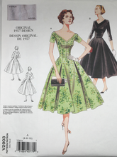 Load image into Gallery viewer, 1950’s Reproduction Sewing Pattern: Vogue V2903