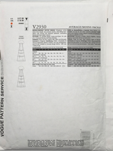 Load image into Gallery viewer, 2006 Sewing Pattern: Vogue V2930
