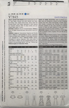 Load image into Gallery viewer, 2004 Sewing Pattern: Vogue V7845