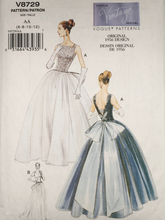 Load image into Gallery viewer, 1950’s Reproduction Sewing Pattern: Vogue V8729