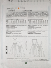Load image into Gallery viewer, 1950’s Reproduction Sewing Pattern: Vogue V8789