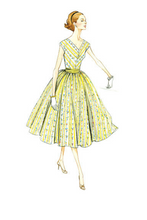 Load image into Gallery viewer, 1950’s Reproduction Sewing Pattern: Vogue V8789