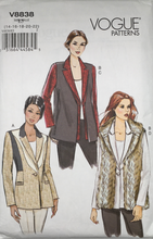 Load image into Gallery viewer, 2012 Sewing Pattern: Vogue V8838