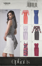 Load image into Gallery viewer, 2012 Sewing Pattern: Vogue V8849