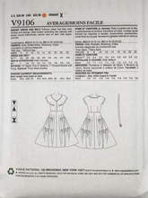 Load image into Gallery viewer, 1950’s Reproduction Sewing Pattern: Vogue V9106