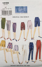 Load image into Gallery viewer, 1960’s Reproduction Sewing Pattern: Vogue V9189