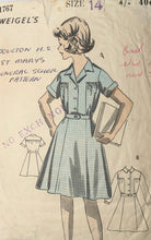 Load image into Gallery viewer, 1950’s Vintage Sewing Pattern: Weigel’s  1767