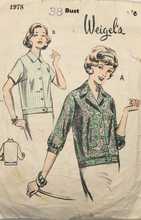 Load image into Gallery viewer, 1960's Vintage Sewing Pattern: Weigel's 1978