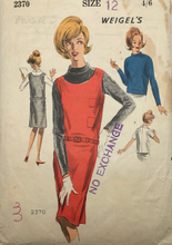 Load image into Gallery viewer, 1960’s Vintage Sewing Pattern: Weigel’s 2370