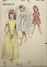 Load image into Gallery viewer, 1960’s Vintage Sewing Pattern: Weigel’s 2520