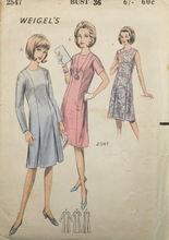 Load image into Gallery viewer, 1960’s Vintage Sewing Pattern: Weigel’s 2547