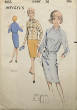 Load image into Gallery viewer, 1960's Vintage Sewing Pattern: Weigel's 2655