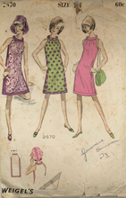 Load image into Gallery viewer, 1960's Vintage Sewing Pattern: Weigel's 2670