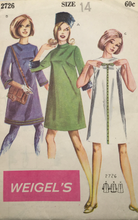Load image into Gallery viewer, 1960's Vintage Sewing Pattern: Weigel’s 2726