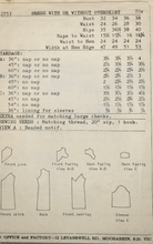 Load image into Gallery viewer, 1960's Vintage Sewing Pattern: Weigel’s 2753
