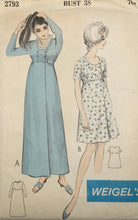 Load image into Gallery viewer, 1960's Vintage Sewing Pattern: Weigel’s 2793