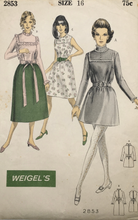 Load image into Gallery viewer, 1960's Vintage Sewing Pattern: Weigel’s 2853