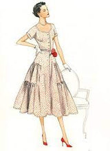 Load image into Gallery viewer, 1950’s Reproduction Sewing Pattern: Vogue V9106