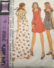 Load image into Gallery viewer, 1973 Vintage Sewing Pattern: McCalls 3502