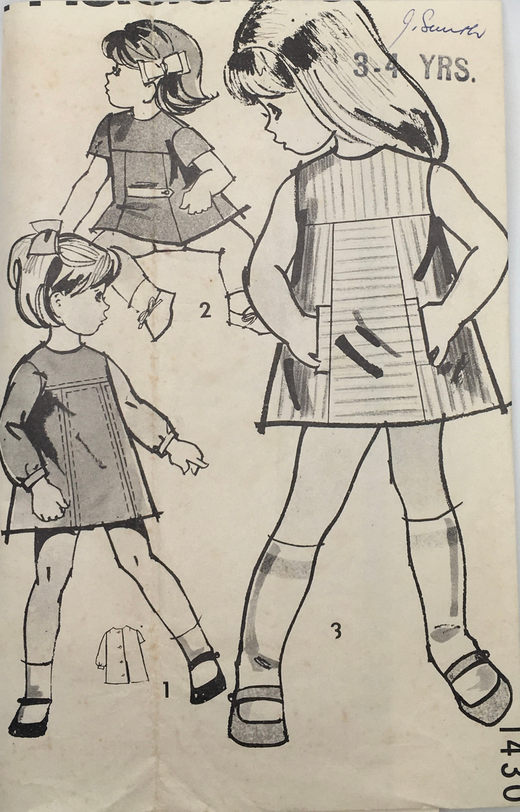 1960's Vintage Sewing Pattern: Mail Order 1430