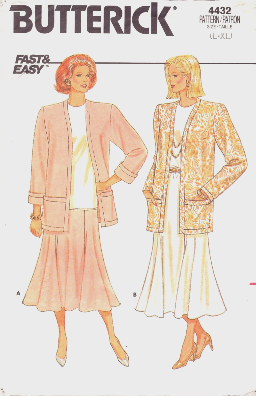 Vintage Sewing Pattern: Butterick 4432