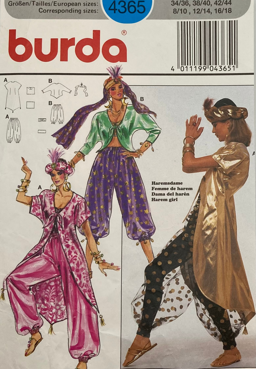 Sewing Pattern: Burda 4365
