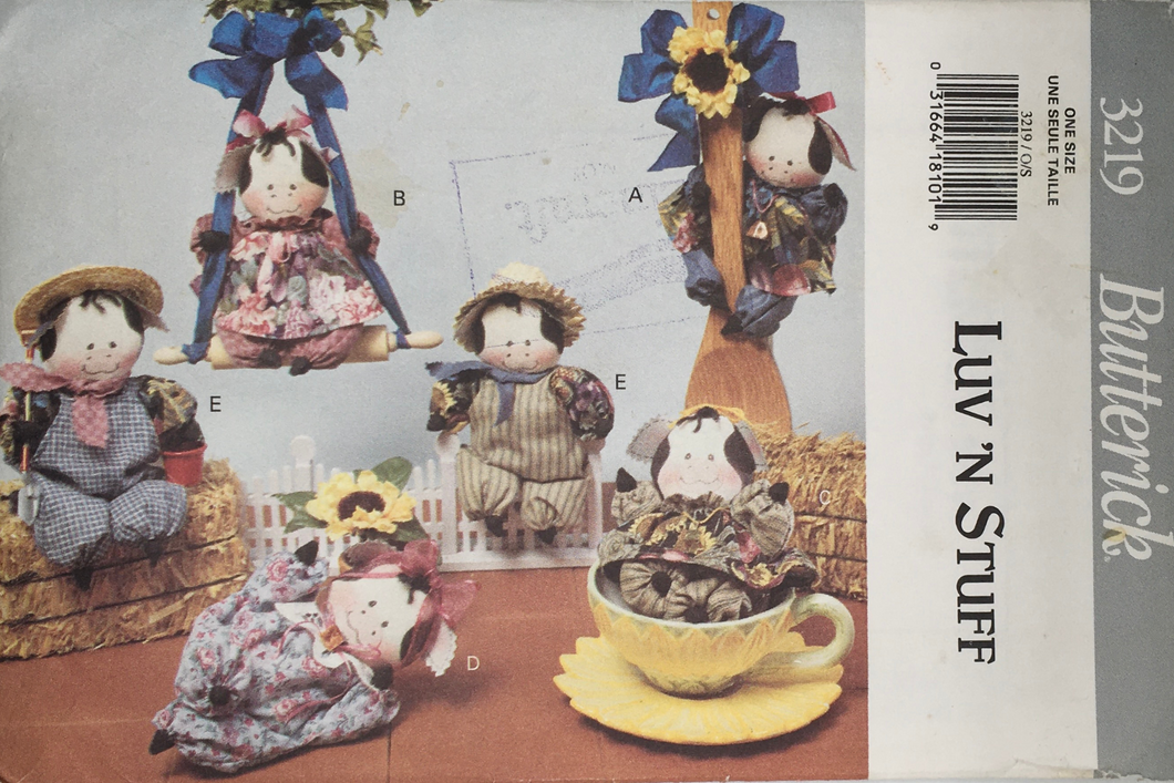 Vintage Sewing Pattern: Butterick 3219