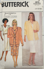 Load image into Gallery viewer, 1986 Vintage Sewing Pattern: Butterick 3970
