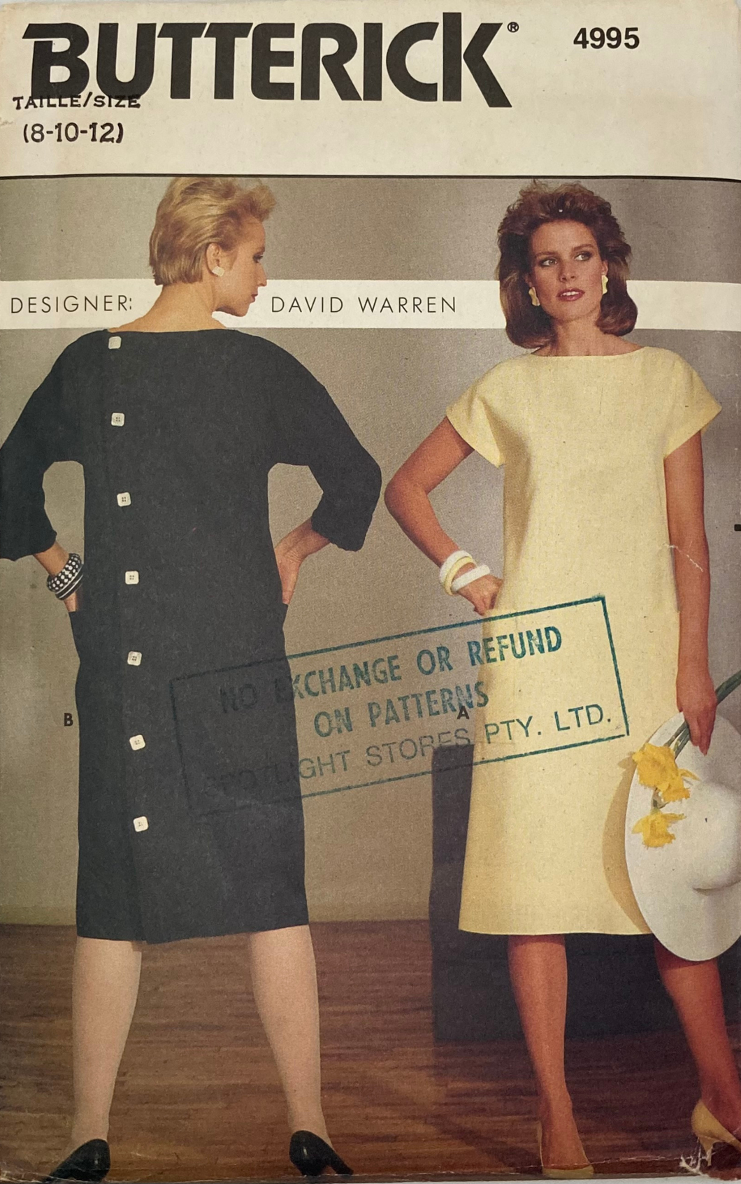 Sewing Pattern: Butterick 4995