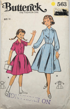 Load image into Gallery viewer, 1960&#39;s Vintage Sewing Pattern: Butterick 563
