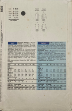 Load image into Gallery viewer, 1991 Vintage Sewing Pattern: Butterick 5832
