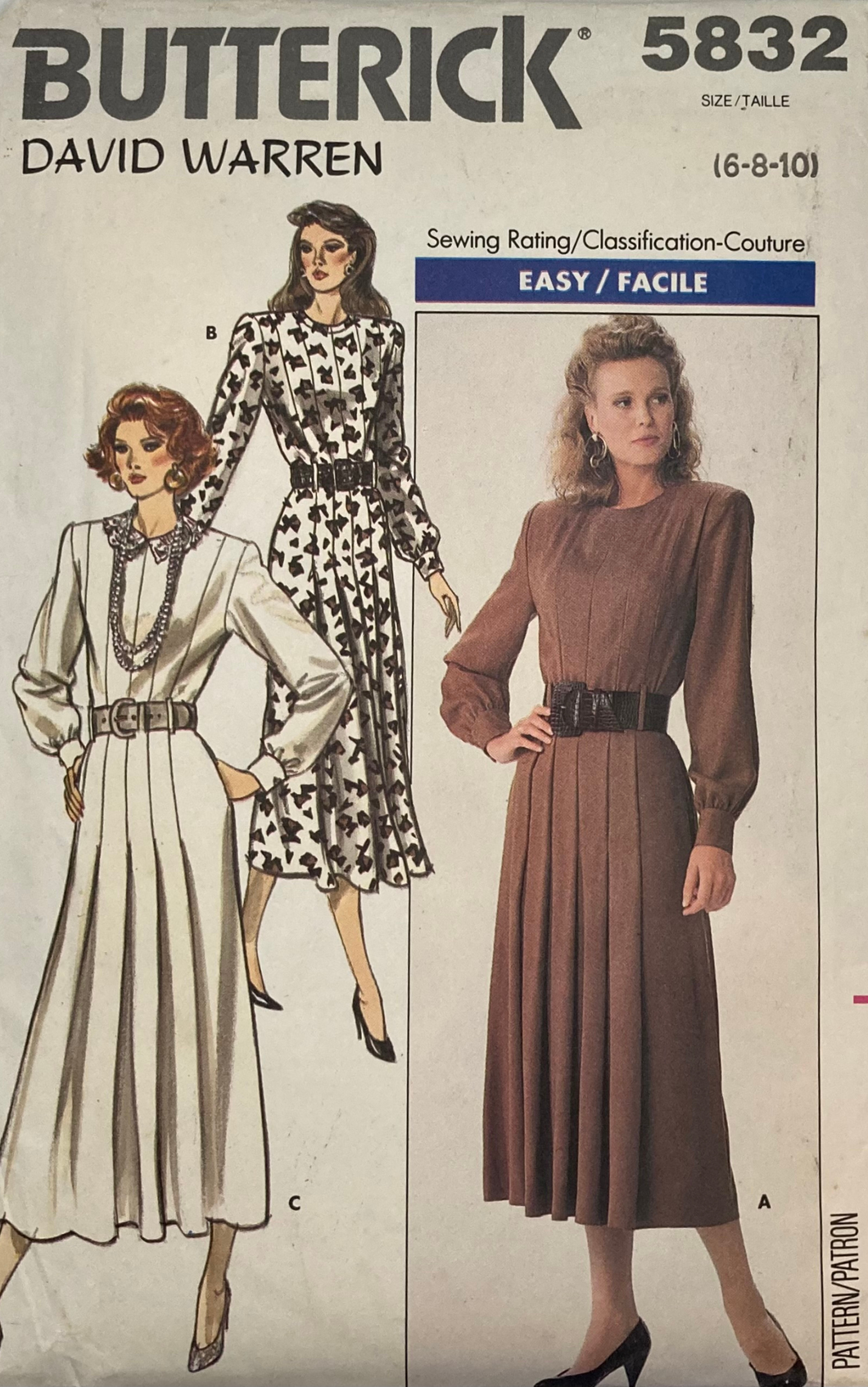 Sewing Pattern: Butterick 5832