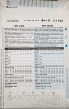 Load image into Gallery viewer, Sewing Pattern: Butterick B5190
