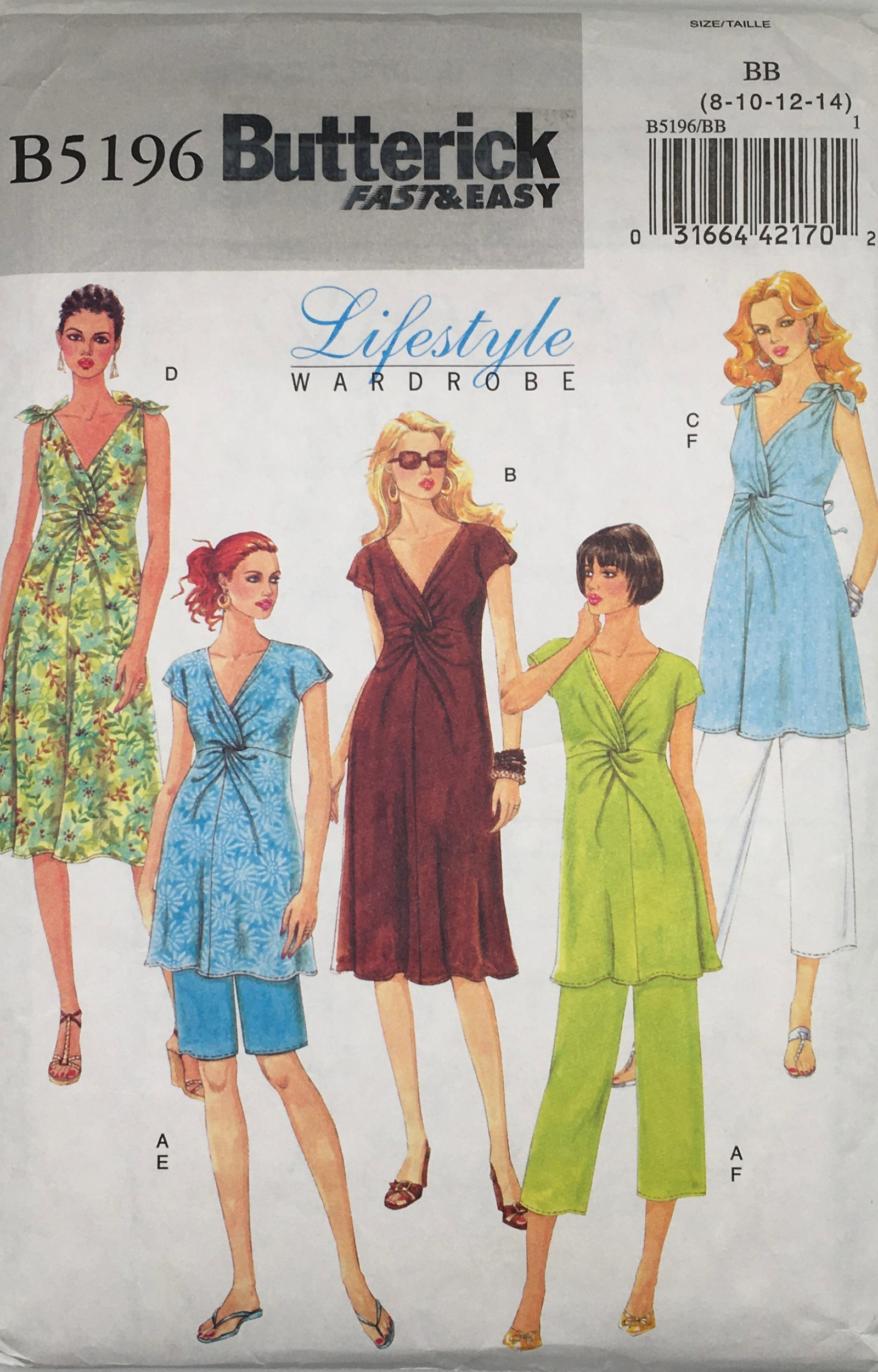 Sewing Pattern: Butterick B5196 – Vintage Stitch Australia