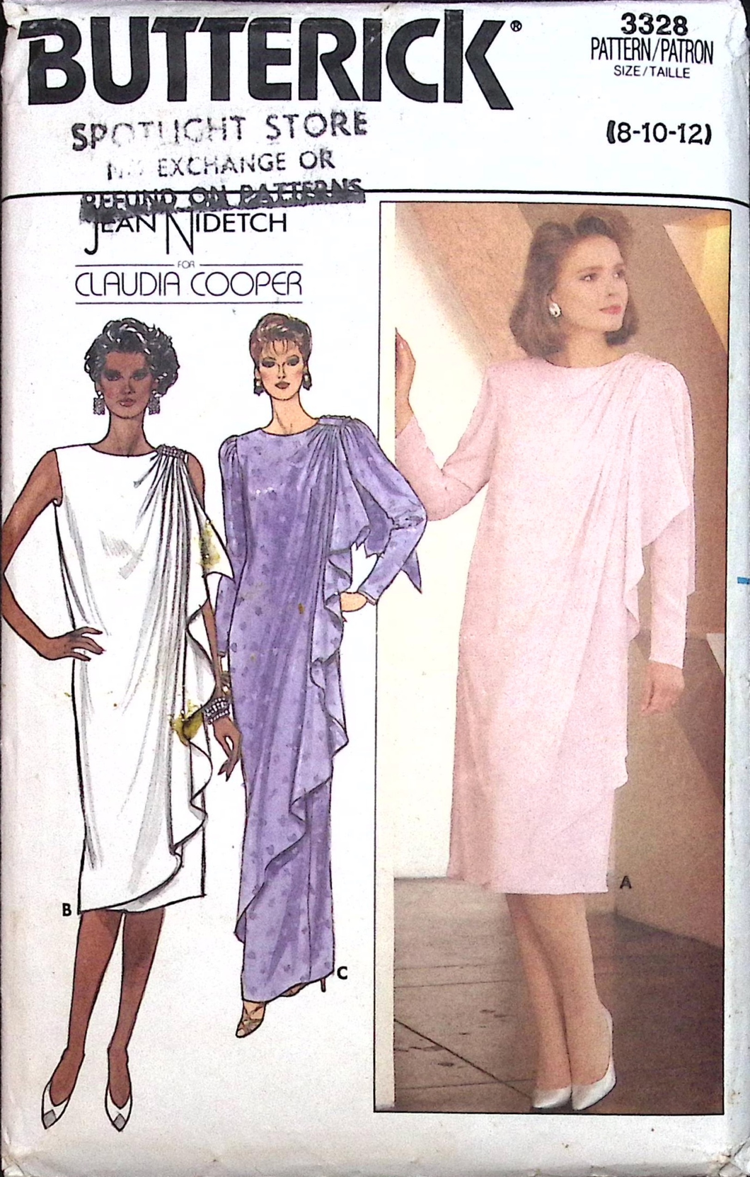 Vintage Sewing Pattern: Butterick 3328